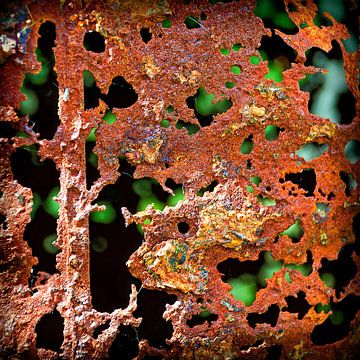 Rusty sheet metal by Leopold Brix