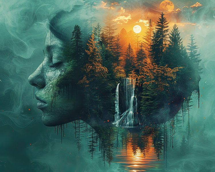 Collage | Modern von Wunderbare Kunst