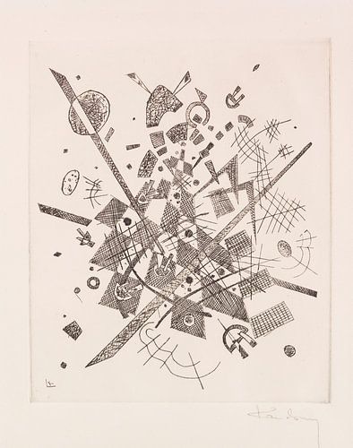 petits mondes, Petits puits IX, WASSILY KANDINSKY, 1922