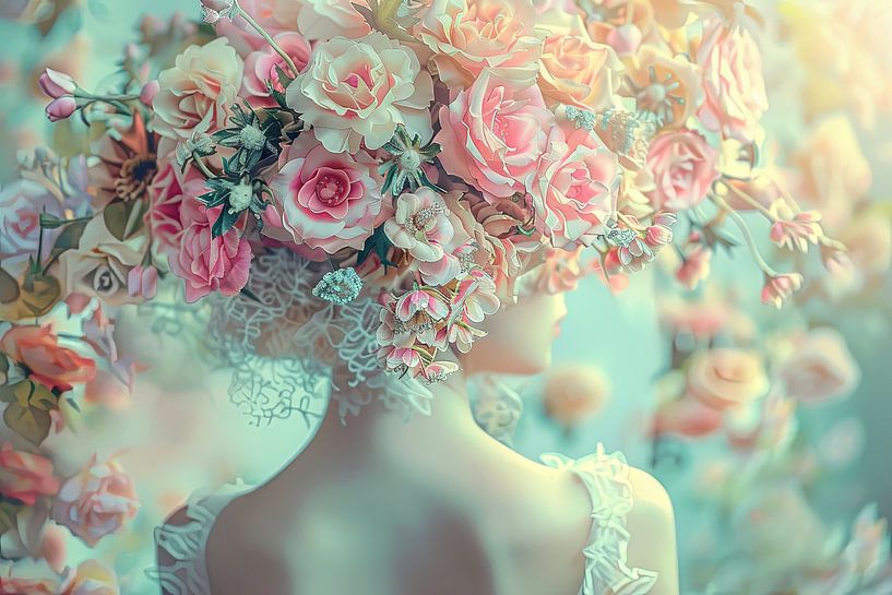 Kunst mit Blumen von Egon Zitter