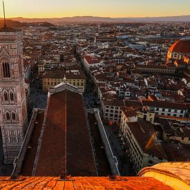 Florence gekust door de zon 2 van Martijn Jebbink Fotografie