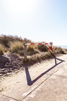 Zugang zu den Dünen am Strand