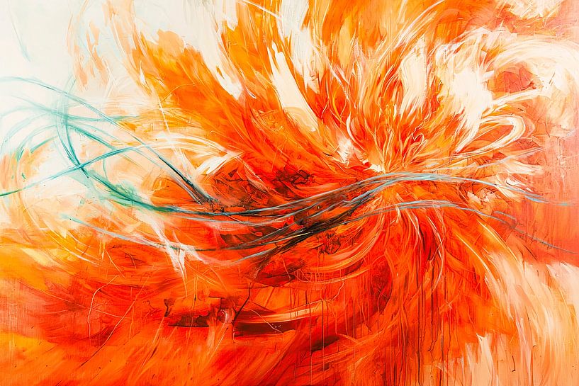 Fiery abstract energy by Art & Soul Creations