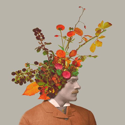 Hoed - Bloemen en Bramen (M)