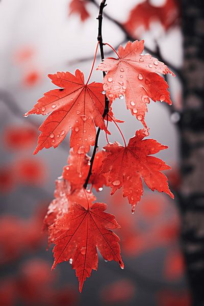 Scarlet Solitude by Art Lovers