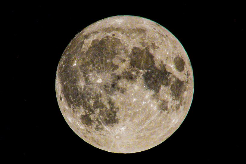 Full moon (Blue super moon 31 August 2023) by Lizanne van Spanje