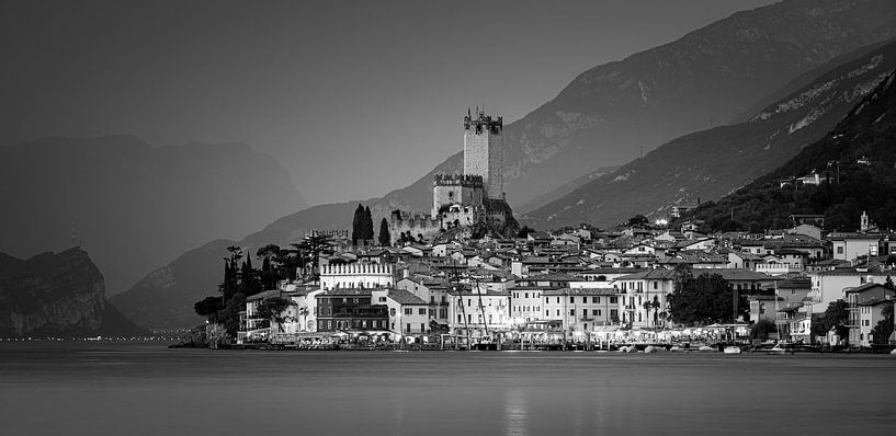 An evening in Malcesine, Lake Garda, Italy by Henk Meijer Photography