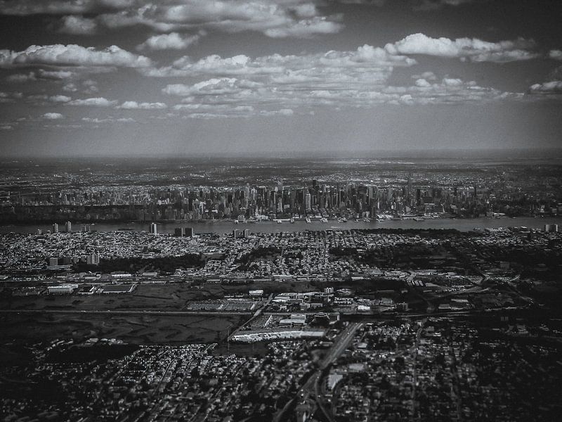 Uitzicht over New York van Stedom Fotografie