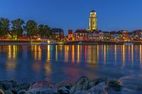 Deventer Skyline Lebuinus kerk avond