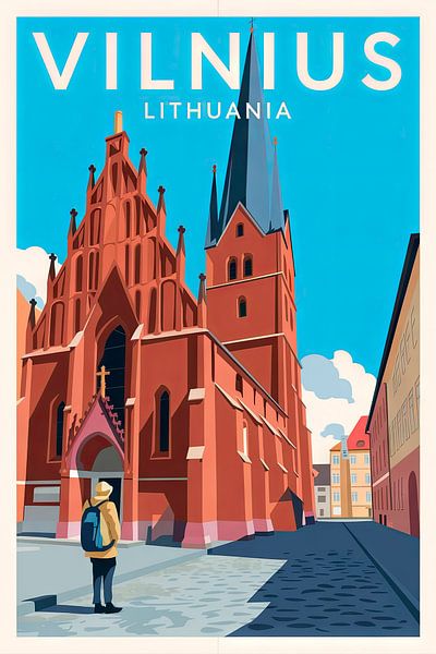 Vilnius, Litauen. von Poster Art Shop