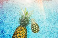 ananas in zwembad van Fela le Blanc thumbnail