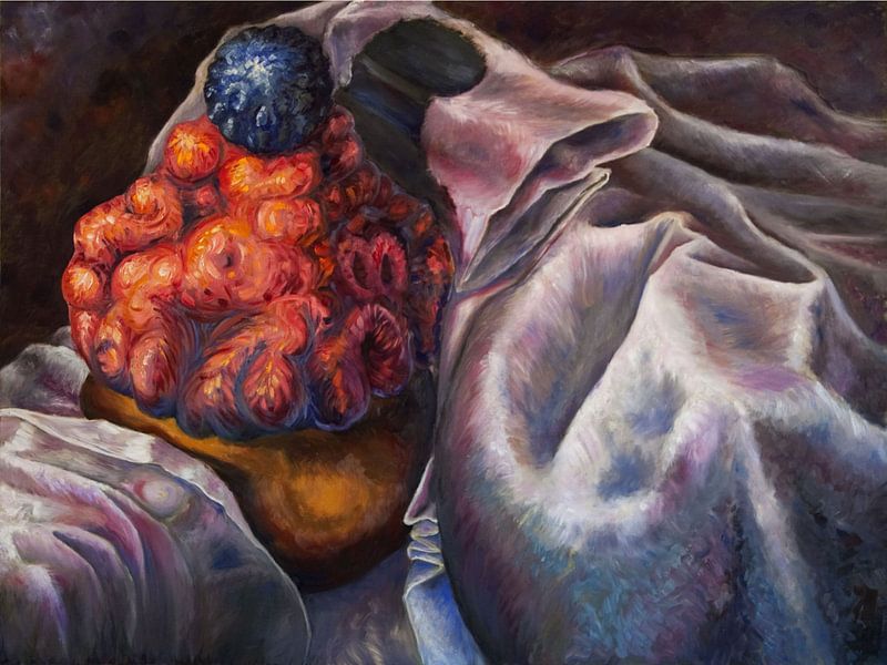 &quot;I'm Loving It!&quot; 150x200cm. Öl auf Leinwand 150x200cm. von Jop Cornelis