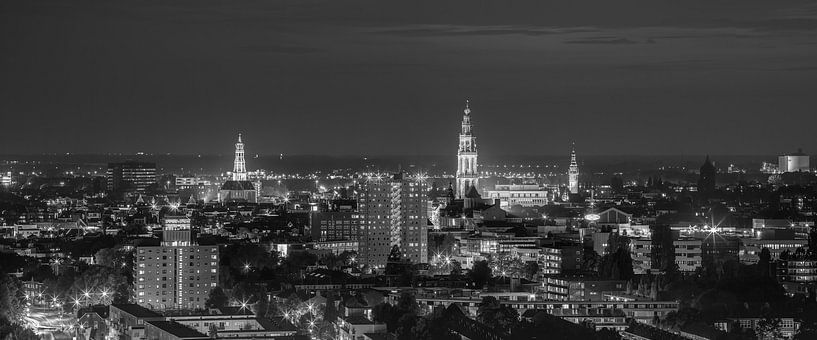 Die Skyline der Stadt Groningen von Henk Meijer Photography
