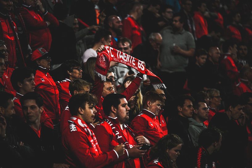 FC Twente fans at the Grolsch Veste by GCA Productions