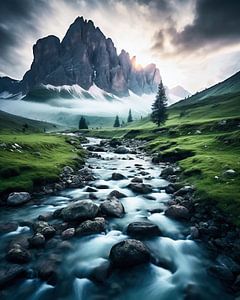 Ein Morgen in den Dolomiten