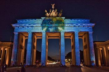 Brandenburg Gate with Festival of Lights