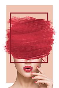 Elle, en Rouge et Formes
