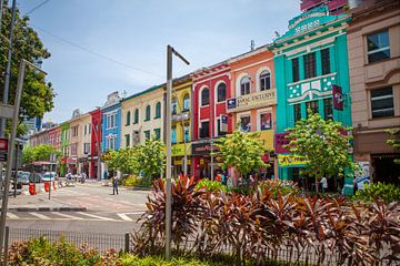 Kleurrijke huizen in Kuala Lumpur van t.ART