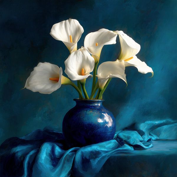 Lilies of the Deep Night by PixelMint.