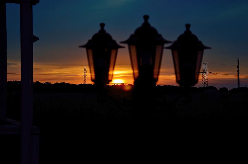 Lanterns at sunset by Frank's Awesome Travels