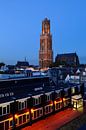 Centre-ville d'Utrecht avec la tour Dom et l'église Dom par Donker Utrecht Aperçu