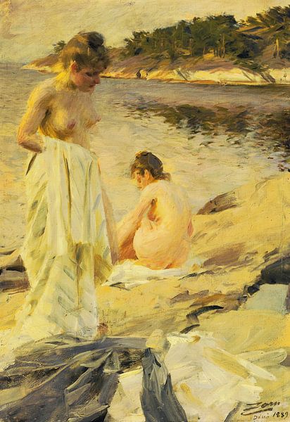 Anders Leonard Zorn,The Bathers by finemasterpiece