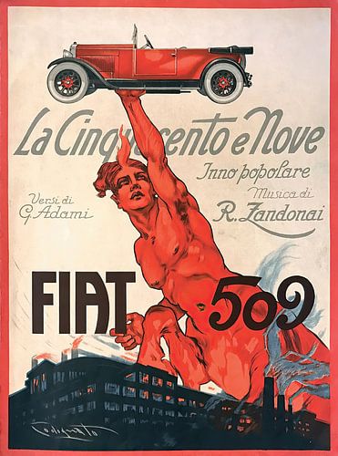 Plinio Codognato - Fiat 509 - La Cinquecento E Nove (1925)