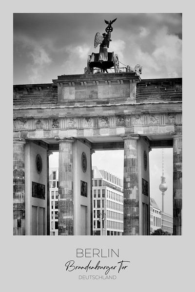 Im Fokus: BERLIN Brandenburger Tor von Melanie Viola