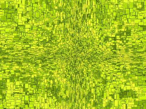 Abstract Stijl Vierkantjes Groen Horizontaal