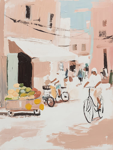 Marrakech en couleurs pastel