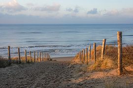 Strand bij Langevelderslag van Dirk van Egmond