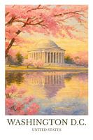 Bezaubernder Washington DC Kunstdruck