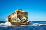 Bunker an der Küste der Ostsee an einem stürmischen Tag von Rico Ködder Miniaturansicht
