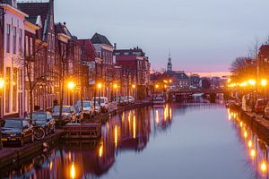 Oude Rijn in Leiden van Dirk van Egmond