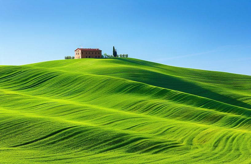 Farbenspiel am toskanischen Himmel von fernlichtsicht