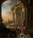Na de jacht, Jan Baptist Weenix van Meesterlijcke Meesters thumbnail