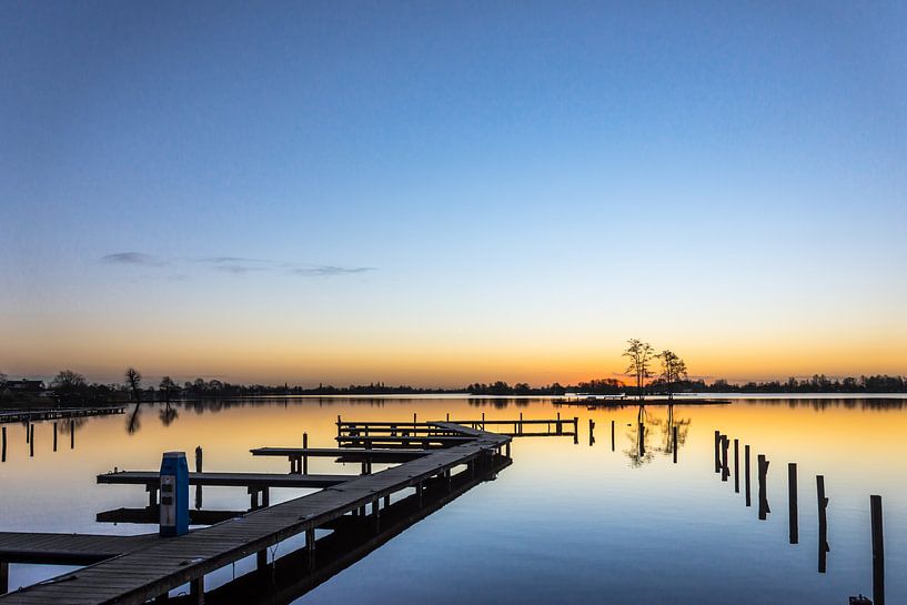 Zonsopkomst Reeuwijkse Plassen par Rinus Lasschuyt Fotografie