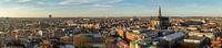 Panorama de Haarlem dans la lumière du matin