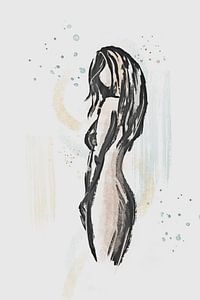 Minimalistisches Kunstwerk - abstrakter Akt