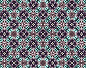Muster, violett und grün