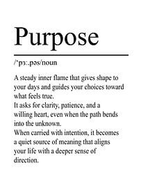 Purpose Definition - Blanc sur WordsThatInspire