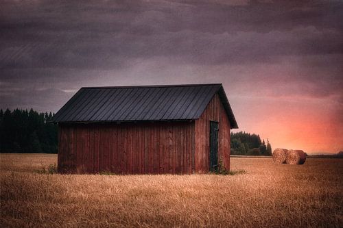 Swedish countryside barn