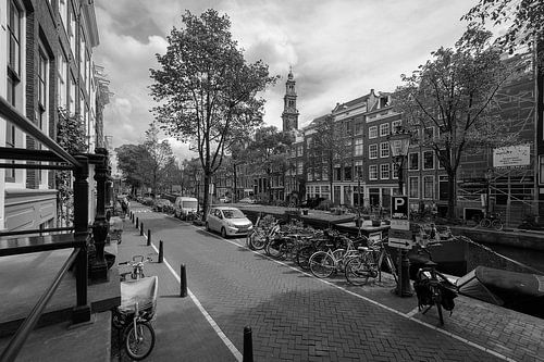 Bloemgracht en Westertoren in Amsterdam