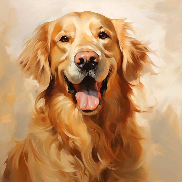 Golden Retriever van TheXclusive Art