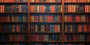 in der Bibliothek