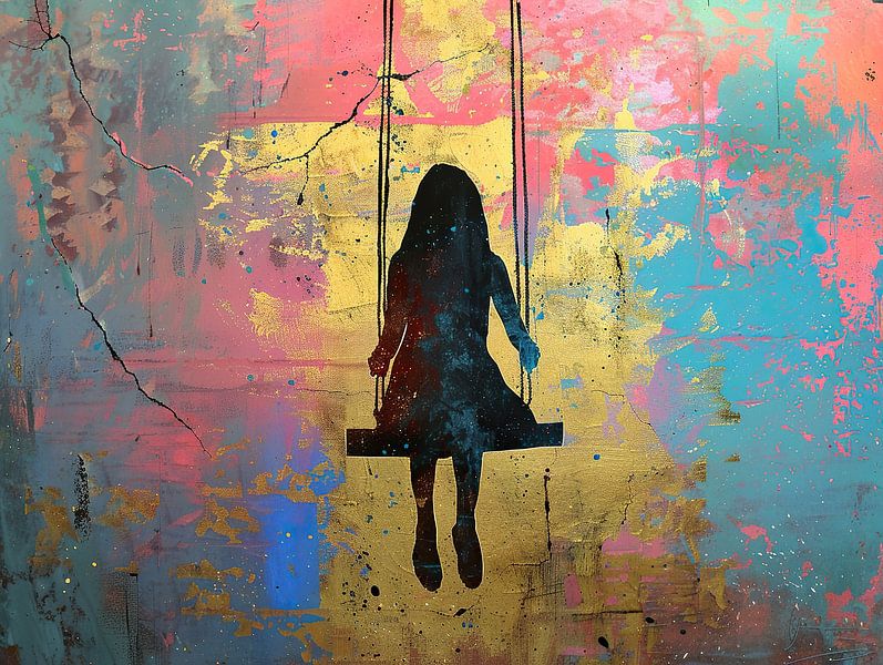 Kinderschaukel | Schaukel Kind von Kunst Laune