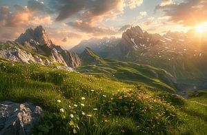 Sonnenbaden auf Alpenhöhen