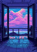 Voiture Retro Synthwave