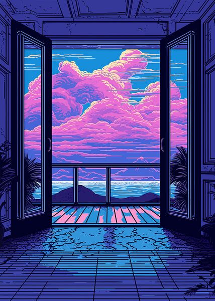 Voiture Retro Synthwave par Mason Scott