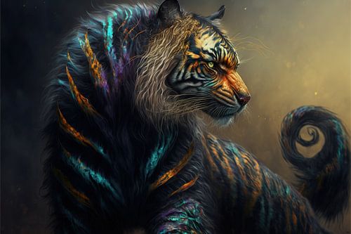 Sibirischer Tiger langhaarig, Hohloma, Sibirischer Tiger